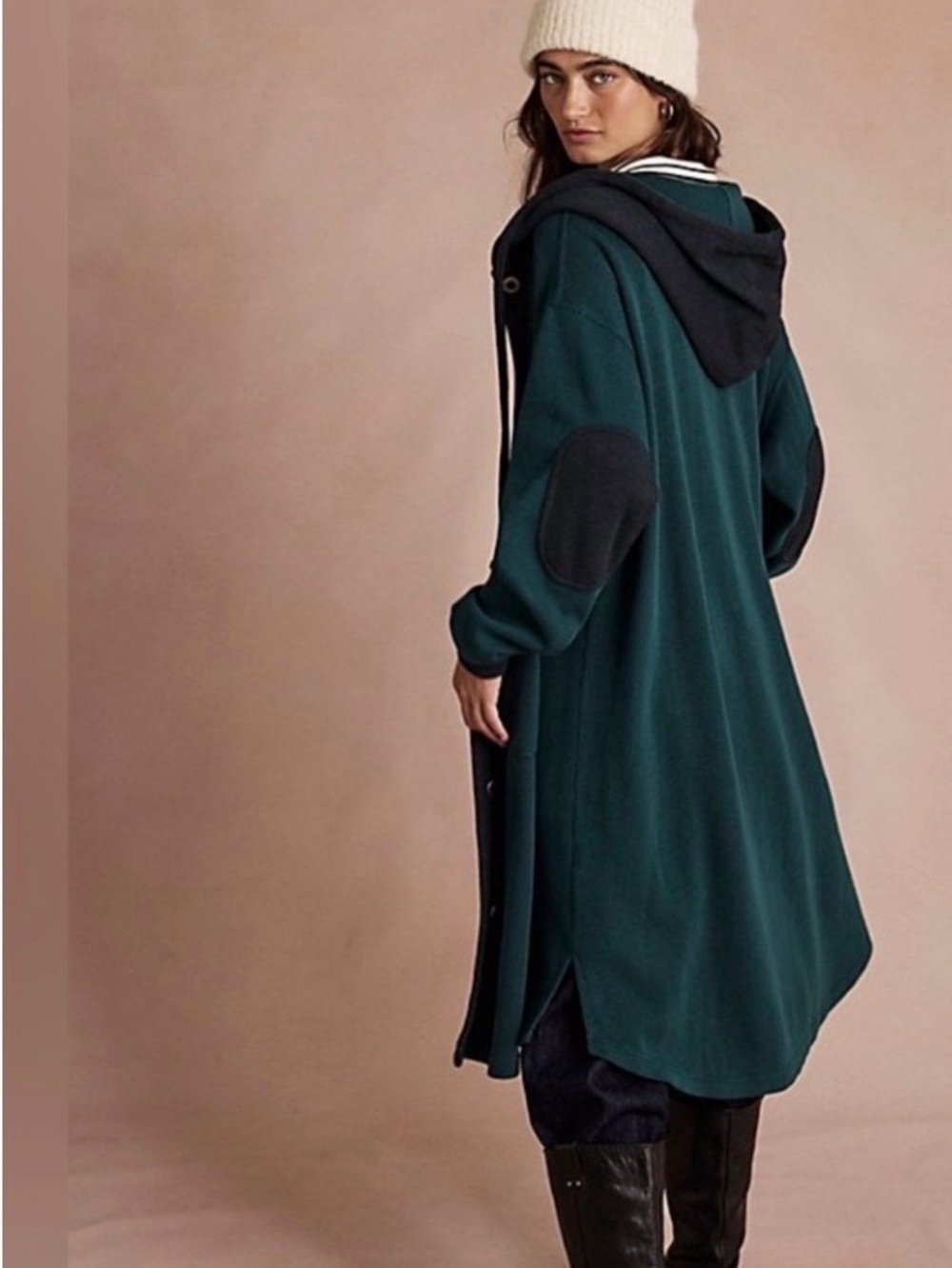 Free Peoples Tomorrows Sweatshirt Cardigan BNWT sz xs in green